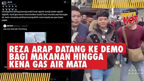 REZA ARAP & AAA CLAN Ikut Demo Turun Ke Jalan, Bagikan Makanan Hingga Kena Gas Air Mata #arap