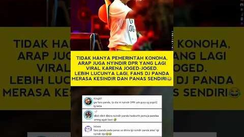 Reza Arap nyindir DPR, Fans DJ Panda yang ngerasa dan kepanasan🤣 #rezaarap #dpr #djpanda #shorts