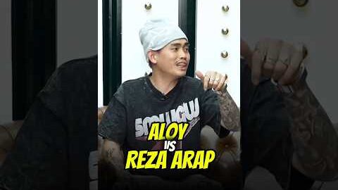 Aloy vs Reza Arab: Siapa Lebih Top? 🤔🤔🤔 #aloy #shorts