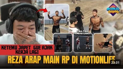 REZA ARAP KETEMU (Japet) MANTAN PEGAWAI NYA, AUTO DIAJAK KERJA LAGI 🤑😎 | STREAMING RP MOTIONLIFE