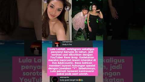 Reza Arap Dan Lula Lahfah Ungkap Sudah Pacaran Dan Jalin Kasih #fyp #viral #artis