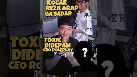 REZA ARAP GA SADAR LAGI NGOMONG SAMA SIAPA TERNYATA CEO ROLEPLAY #rezaarap