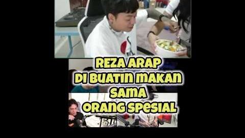 REZA ARAP DI BUATIN MAKANAN ‼️❤️
