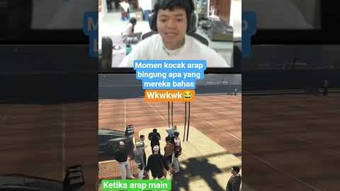 momen kocak Reza arap main  RP, Bingung apa yang mereka bahas🤣#rezaarap #roleplay #aaaclan