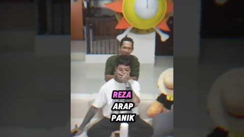 Reza arap panik🤣 ketika media share ada tukang pijat di rumah nya 🤣 #rezaarapoktovian #kocak  #lucu