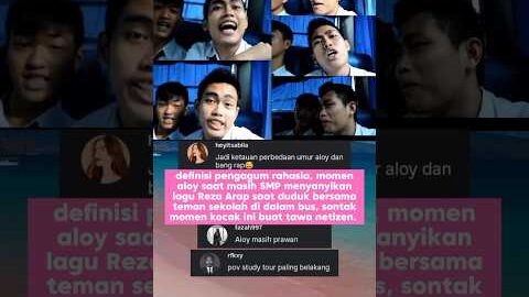 Momen Kocak King Aloy Saat Dulu Ketika Nyanyikan Lagu Reza Arap #fyp #viral #artis #selebriti