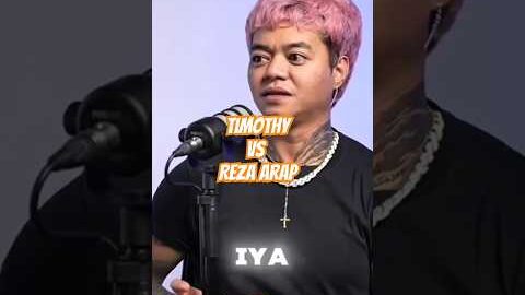 Reza Arap vs timothy Ronald saling sindir #yb #timotyronald #podcast