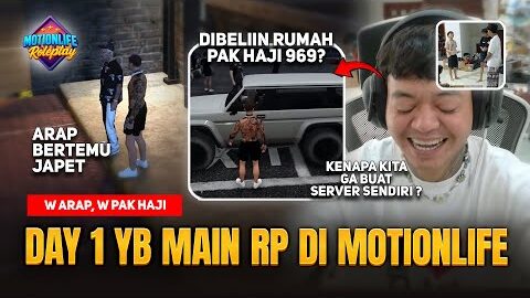 DAY 1 REZA ARAP MAIN RP DI MOTION LIFE ! TERIMA KERJA JAPET ? DIBELIIN RUMAH SAMA PAK HAJI PUTRA 969