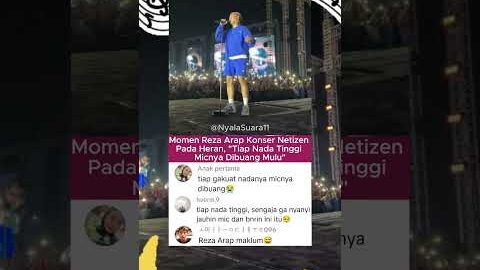 Reza Arap Gak Kuat Nada Tinggi #rezaarap #wendywalters #konser #fyp #shortsviral