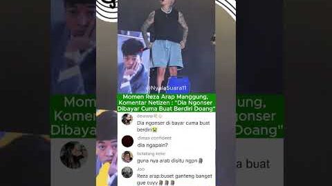 Reza Arap Dibayar Cuma Buat Berdiri Doang #rezaarap #weirdgenius #fypシ #shortsviral