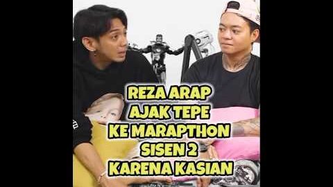 REZA ARAP AJAK TEPE KE MARAPTHON KARENA KASIAN‼️LUCU BANGET MEREKA BERDUA🤣