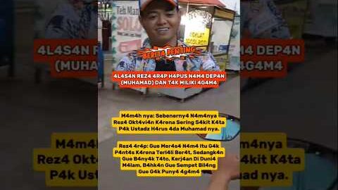 INILAH ALASAN KENAPA REZA ARAP MENGHAPUS NAMA DEPANNYA (MUHAMAD) #trending #viral #artis