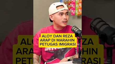 ALOY DAN REZA ARAP DI MARAHIN PETUGAS IMIGRASI #fypシ #viral #shorts