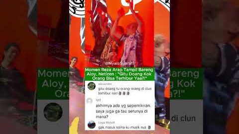 Momen Reza Arap Tampil Bareng King Aloy #rezaarap #aloy #fyp #shortsviral