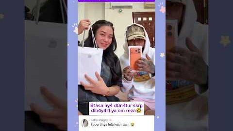 REZA ARAP KAGET DI BELIIN IPHONE 17 OLEH LULA LAHFAH❗