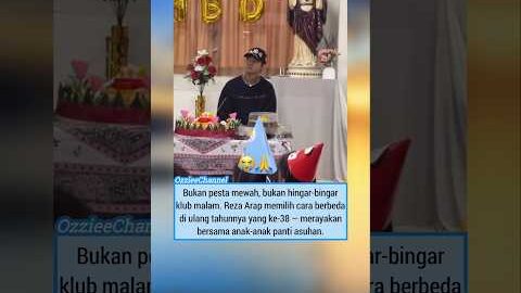 Bukan di Klub! Reza Arap Rayakan Ultah Bareng Anak Panti, Konsepnya Bikin Kaget! #shortvideo #fypシ