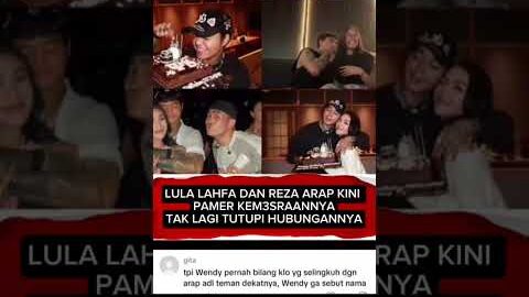 Lula Alfa dan Reza Arap Go Publik