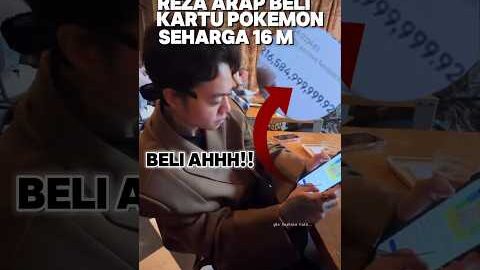 REZA ARAP BELI KARTU POKEMON SEHARGA RUMAH #rezaarapoktovian