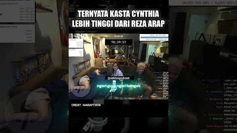 Kasta cynthia lebih tingi dari Reza arap #cynthia #podcast #marapthon #rezaarapoktavian #yb