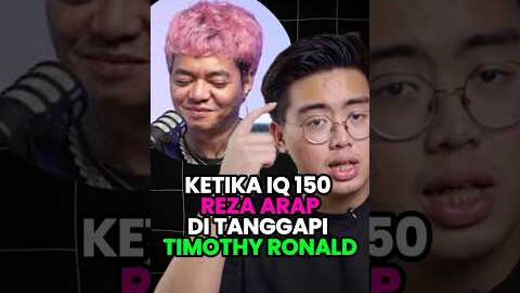 iQ 150 Reza Arap Dinotice Timothy Ronald #shorts