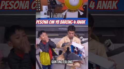 pesona REZA ARAP bareng 4 anak #yb #terison #gerryang #lyuka #marapthon2