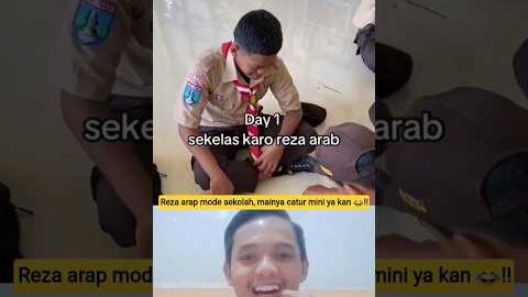 Day 1 sekolah bareng Reza arap, tapi ini Reza arap dana pelajar 😂‼️