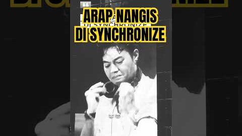 Reza arap nangis saat manggung di synchronize #yb #rezaarap