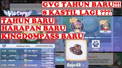 GVG TAHUN BARU! 8 KASTIL LAGI? RAGNAROK X NEXT GENERATION ROX