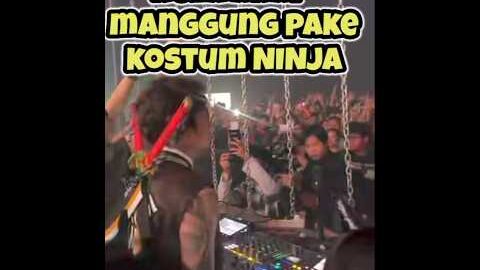 REZA ARAP MANGGUNG PAKE KOSTUM NINJA‼️😍🔥