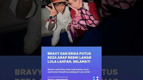 Momen Romantis Reza Arap YB Resmi Lamar Lula Lahfah #rezaarapoktovian #Lulalahfah #yb #ybrap