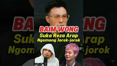 Baim Wong suka Reza Arap ngomong jorok-jorok#baimwong #rezaarapoktovian #radityadika