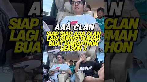 Wahh AAA Clan Lagi Survei Rumah Buat Marapthon Season 3 #shorts