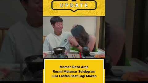 Reza Arap Melamar Kekasihnya Saat Makan❗❗❗