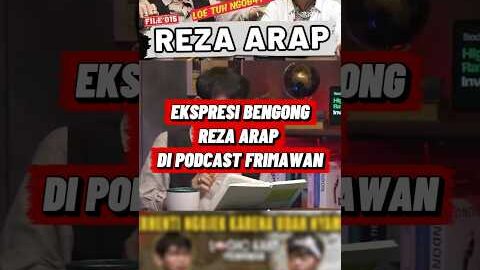 Ekspresi bengong reza arap #short #podcast #deddycorbuzier #closethedoor #rezaarap #yb